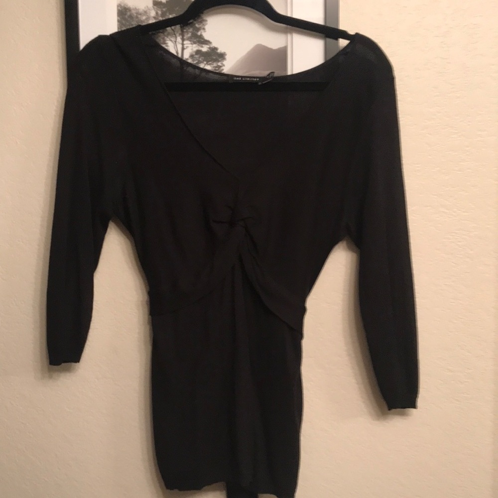 The Limited Black 3/4 sleeve sweater